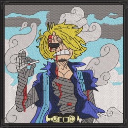 Sanji embroidery/ Санжи. Аниме Ван Пис