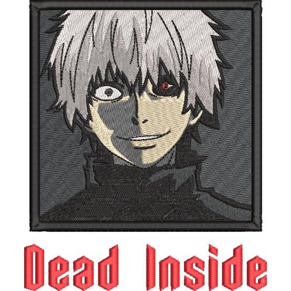 Скачать вышивку Kaneki Ken. Dead Inside. Канеки Кен. Аниме Токийский Гуль  по цене 300 ₽ - купить на сайте Эмбротека