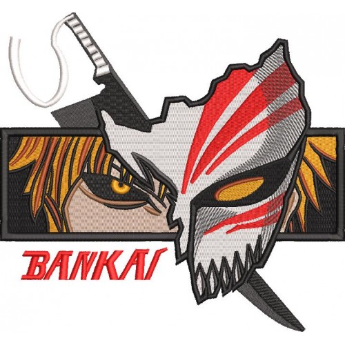 Файл вышивки Bankai Ichigo Kurosaki Bleach/ Банкай Ичиго Куросаки. Аниме Блич