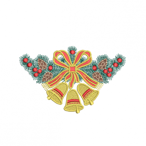 Файл вышивки Новогодняя ветка