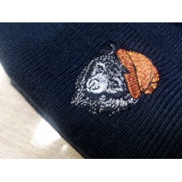 Файл вышивки Миша в шапке