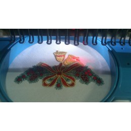 Файл вышивки Новогодняя ветка