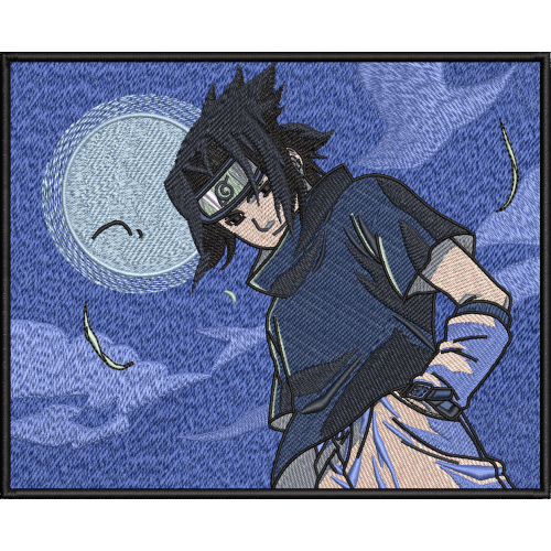 Файл вышивки Аниме Саске Наруто/Sasuke Naruto