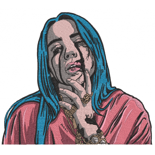 Файл вышивки Билли Айлиш/ Billie Eilish