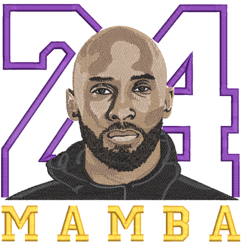 Файл вышивки Коби Брайант/Kobe Bryant