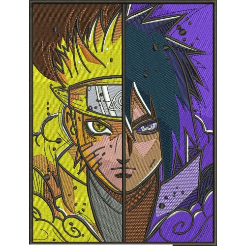 Файл вышивки NARUTO X SASUKE