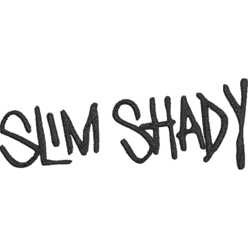 Файл вышивки Slim Shady