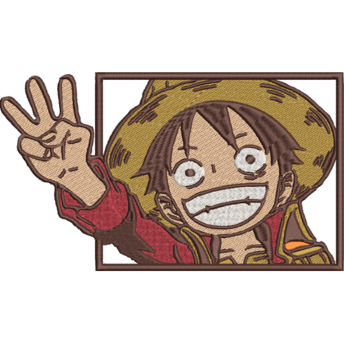 Файл вышивки Luffy 01