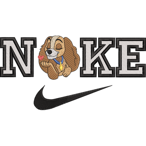 Файл вышивки Леди и Бродяга Nike