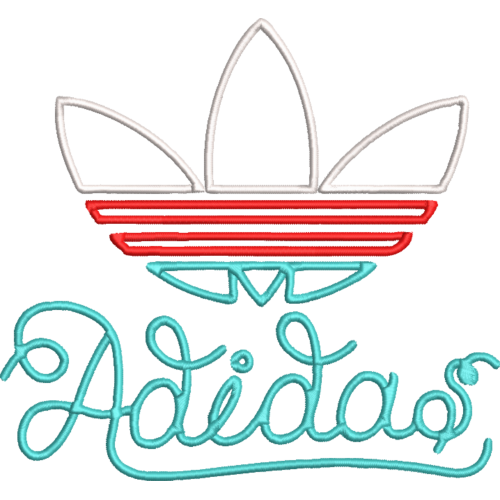 Файл вышивки Adidas Color 01