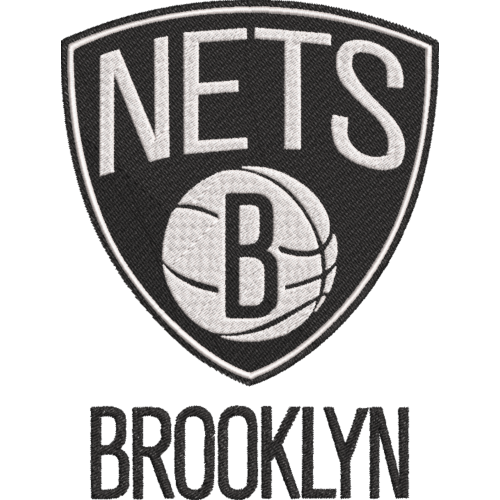 Файл вышивки NBA BROOKLYN