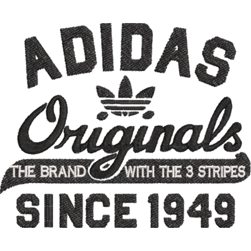 Файл вышивки Adidas originals