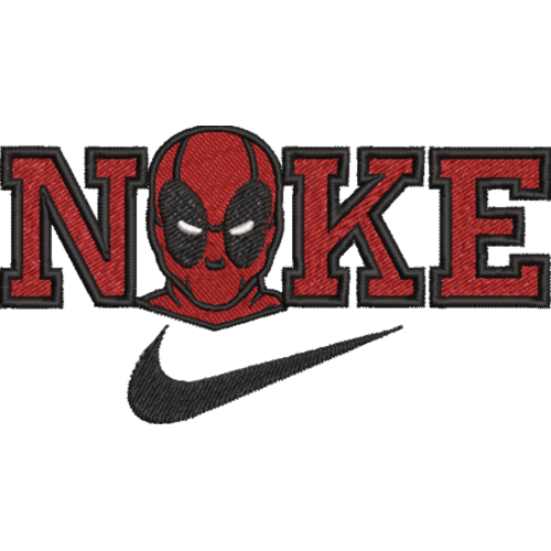 Файл вышивки Nike Deadpool