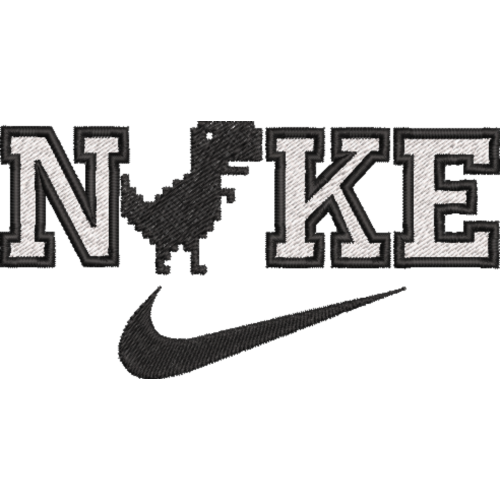 Файл вышивки Nike Dino