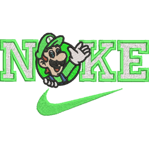 Файл вышивки Nike Luigi