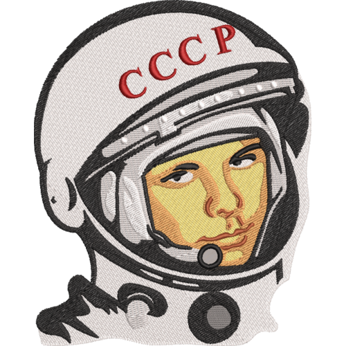 Файл вышивки Гагарин 2