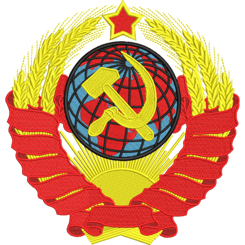 Файл вышивки Герб CCCP