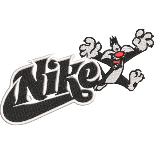 Файл вышивки Nike Котик