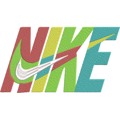 Файл вышивки NIKE цветная