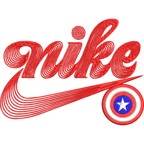 Файл вышивки Nike Капитан