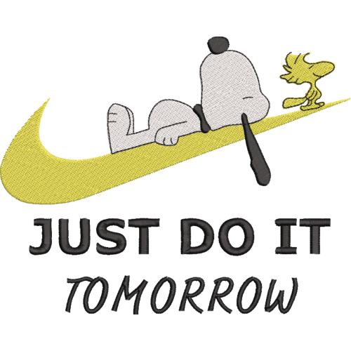 Файл вышивки Nike Snoppy