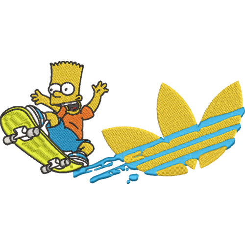 Файл вышивки Adidas Bart