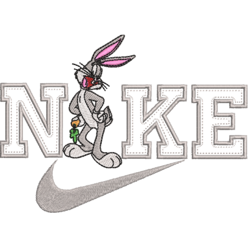 Файл вышивки Nike Багс Банни