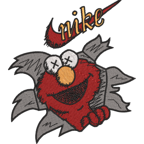 Файл вышивки Nike Elmo