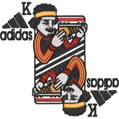 Файл вышивки Adidas карта