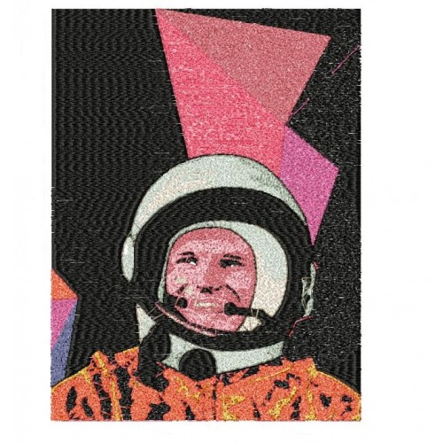 Файл вышивки Первый космонавт