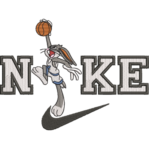 Файл вышивки Багз Банни / BUGS BUNNY Nike