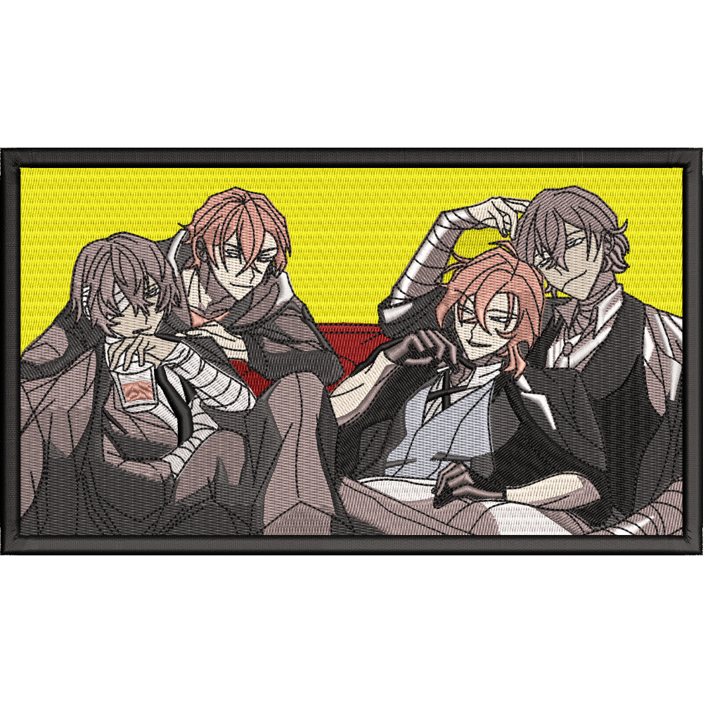 Скачать вышивку DAZAI AND CHUUYA Anime Bungou Stray Dogs / Аниме Великий из  Бродячих Псов Дазай и Чуя по цене 650 ₽ - купить на сайте Эмбротека