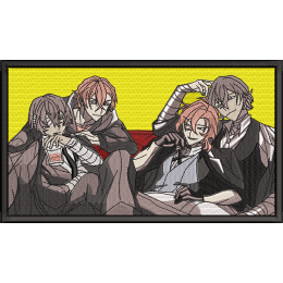 DAZAI AND CHUUYA Anime Bungou Stray Dogs / Аниме Великий из Бродячих Псов Дазай и Чуя