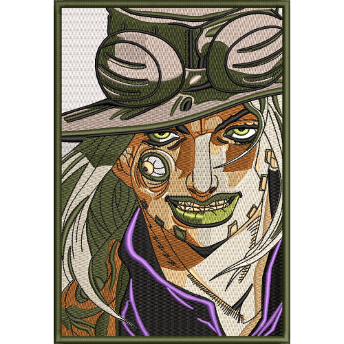 Файл вышивки Джайро Цеппели Аниме ДжоДжо / GYRO ZEPPELI Anime Jojo