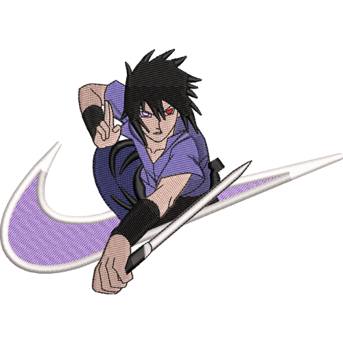 Файл вышивки Аниме Найк Саске / ANIME NIKE SASUKE