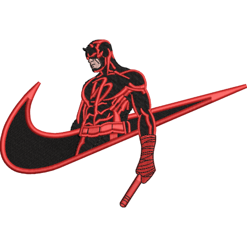 Файл вышивки Найк Марвел Сорвиголова / NIKE MARVEL Daredevil