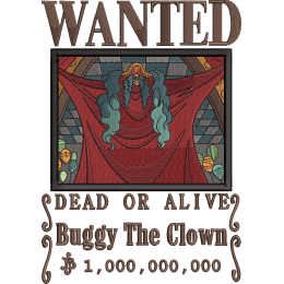 Веселый Роджер Багги ВанПис / ONE PIECE WANTED BUGGY THE CLOWN