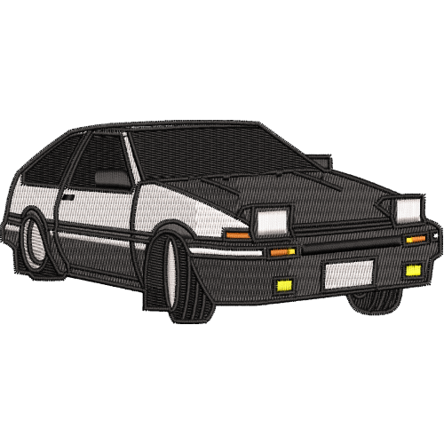 Файл вышивки Машина Тойота АЕ 86 / Car TOYOTA AE86