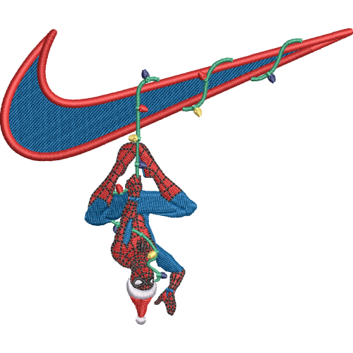 Файл вышивки Аниме найк x Человек паук/Nike x SpiderMan