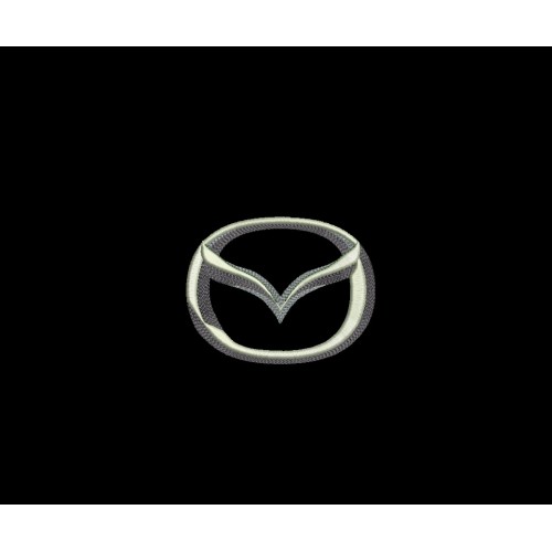 Файл вышивки Мазда, Mazda 3 размера