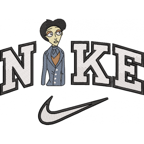 Файл вышивки Nike Виктор ван Дорт