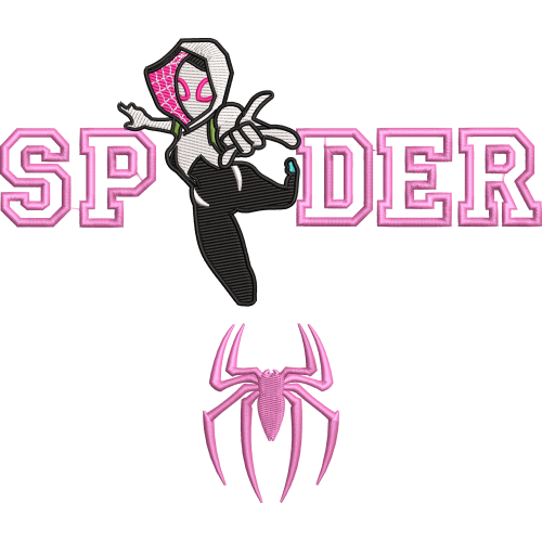 Файл вышивки Spider Gwen/ Гвен Стейси