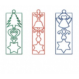 Закладки или подвески Рождество