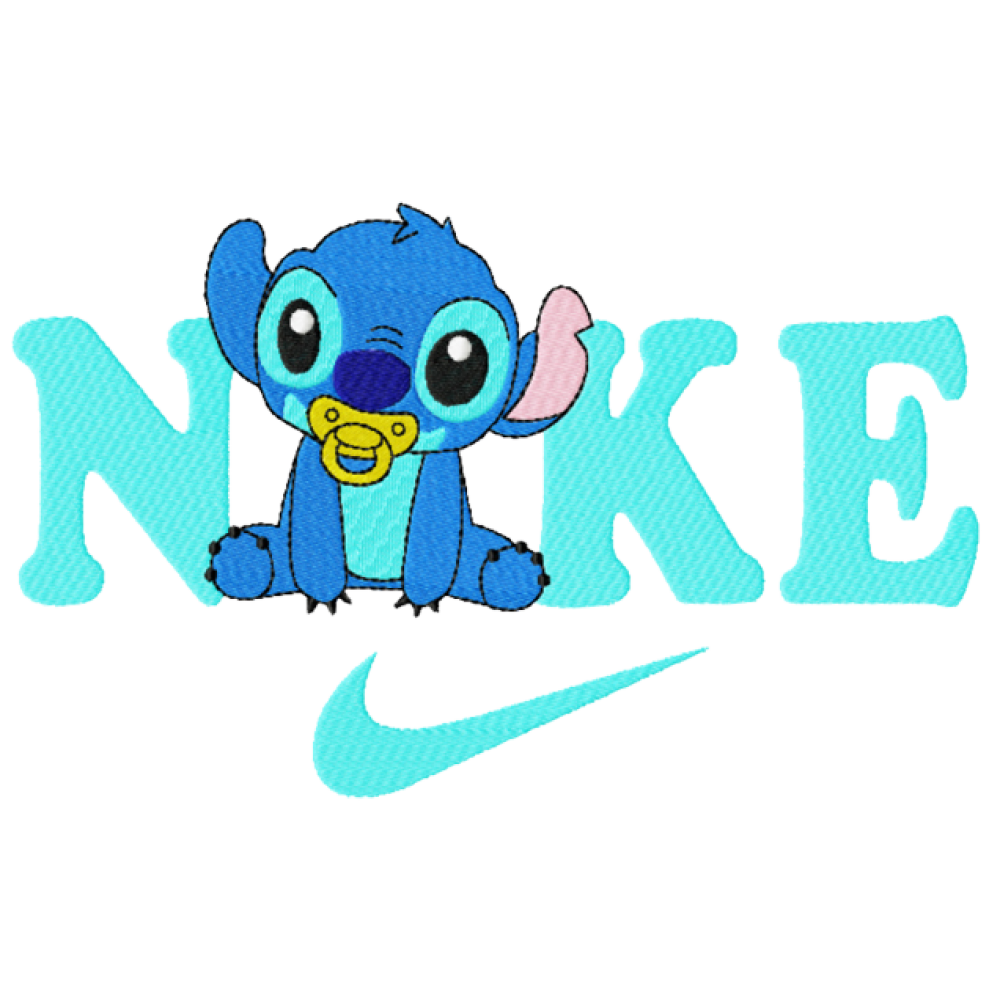 Скачать вышивку Милый Стич с Nike по цене 350 ₽ - купить на сайте Эмбротека