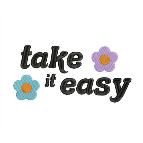 Файл вышивки Take it easy