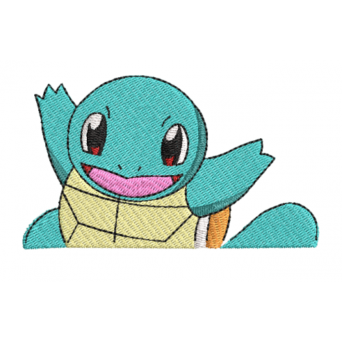 Файл вышивки Squirtle из Pokemon