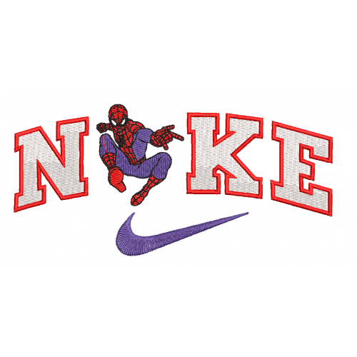 Файл вышивки Nike spider man 2