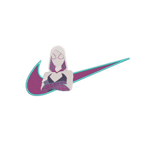 Файл вышивки Человек-паук Гвен / Spider-Man Gwen Nike / G1