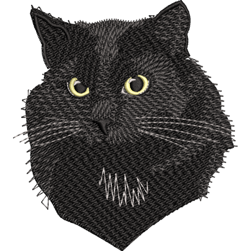 Файл вышивки Black CAT
