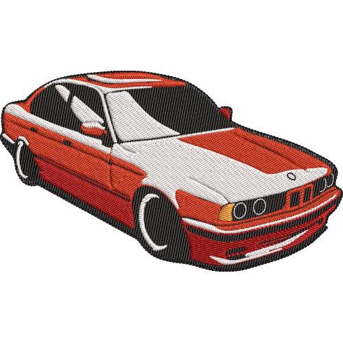 Файл вышивки Red BMW